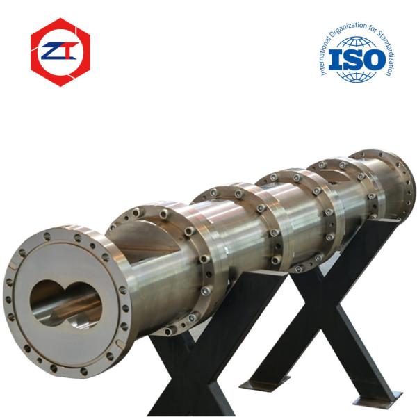 Food Extrusion Machine screw barrel China Best Twin Screw Extruder parts OEM