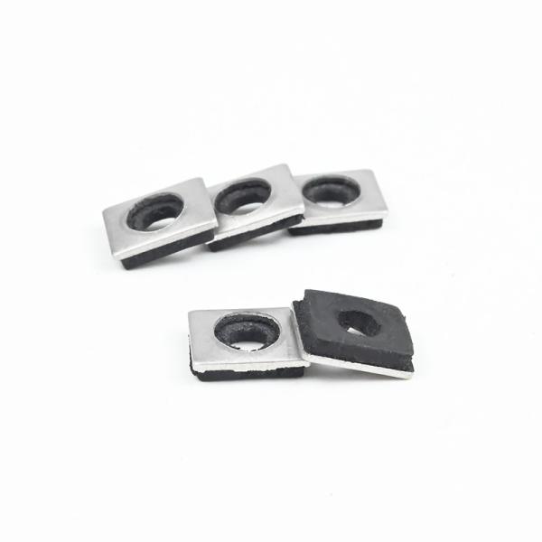 304 Stainless Steel Square Epdm Roofing Rubber Black Bonded Sealing Washer