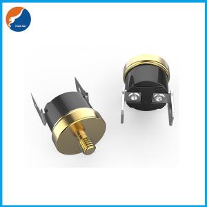 Wholesale Bakelite Housing Copper Screw Bimetal Thermostat Single Pole Bimetallic Disc Thermostat M4 from china suppliers