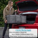 Heavy Duty Extra Large Clear Moving Bags W/Backpack Straps Strong Handles &