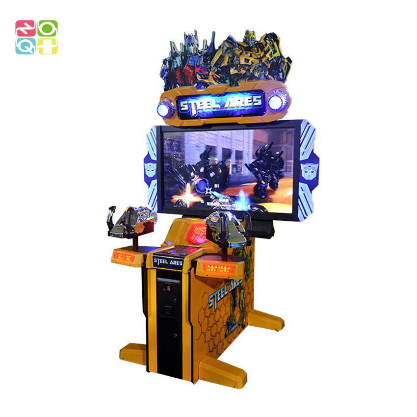 HD 55 Inch LCD Transformers Shooting Arcade Machine Simulating Game