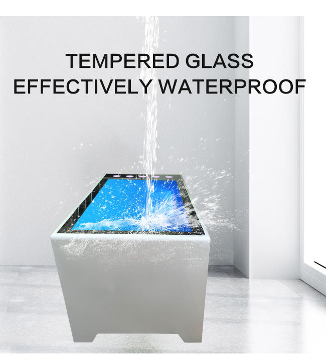 Free Standing 55 Inch Indoor Lcd Interactive Android Or Windows System Coffee Game Smart Touch Screen Table