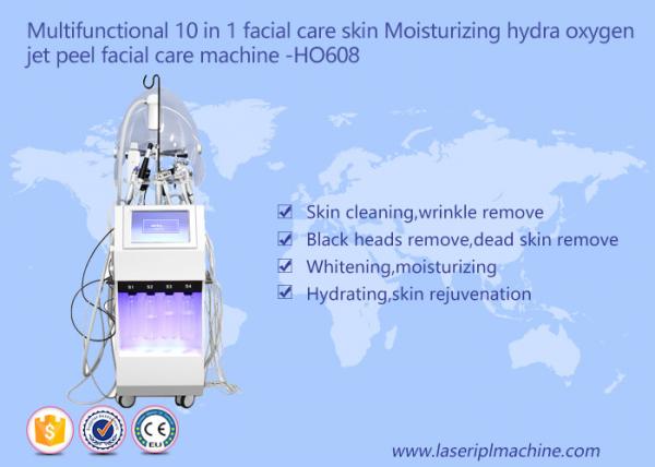 Quality 10 In 1 Multi Function Beauty Equipment Hydra Oxygen Jet Peel Facial Care Machine for sale