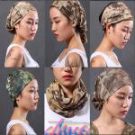 Camouflage Quick Drying Tactical Neck Gaiter Outdoor Cycling Headscarf Anti Sand