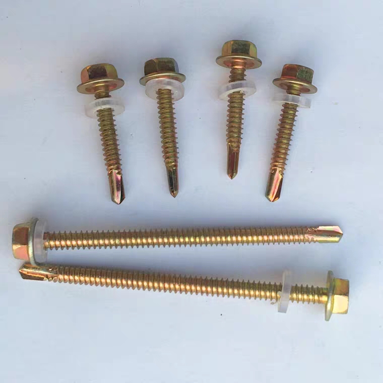 Hexagon Head Screws Drill Tail Wire for Industry Standard DIN ANSI