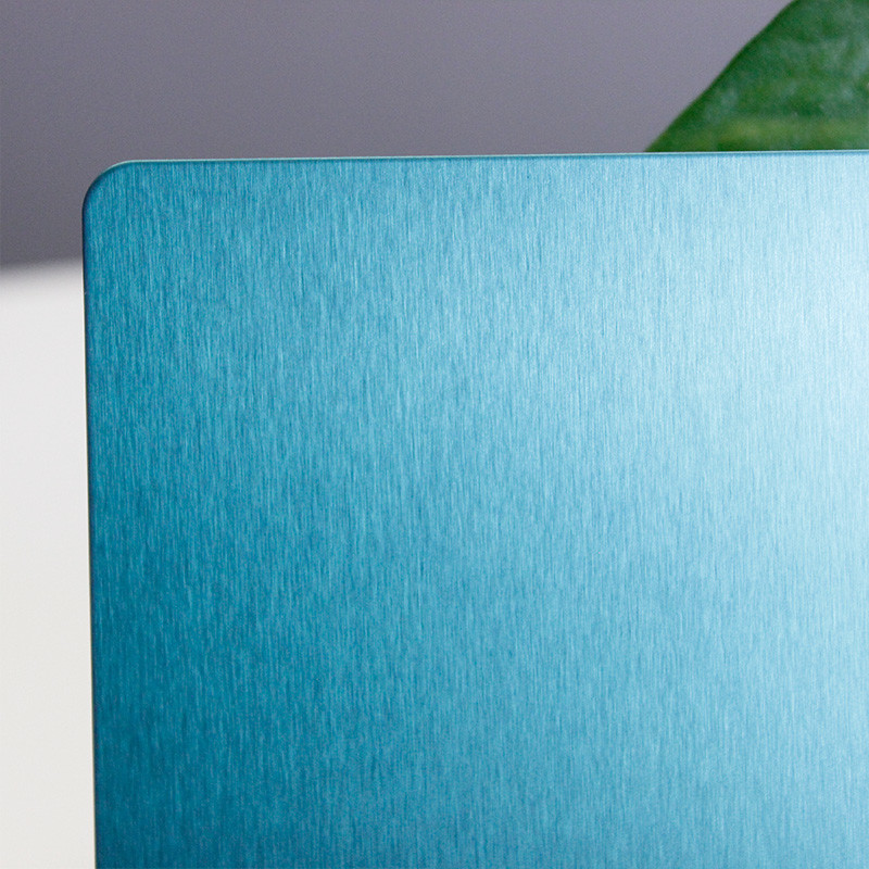 Ss304 #4 No.4 N4 Finish Stainless Steel Sheet In PVD Jade Green Color Coated