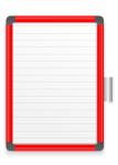 Vertical Large Magnetic White Board , Magnetic Whiteboard Wood Frame