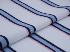 Wholesale Fine And Smooth Clear Texture Double Yarn Natural Striped Material Fabric For Casual Wear from china suppliers