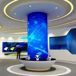 Cylindrical Flexible Outdoor LED Display Screen For Special Shapes