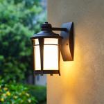Outdoor waterproof wall lamp modern European style outdoor courtyard garden