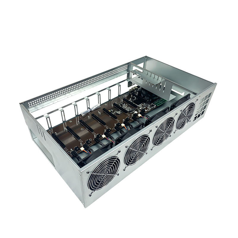 55MM Graphics 8 Gpu Mining Server Case B75 B85 Gpu Rig