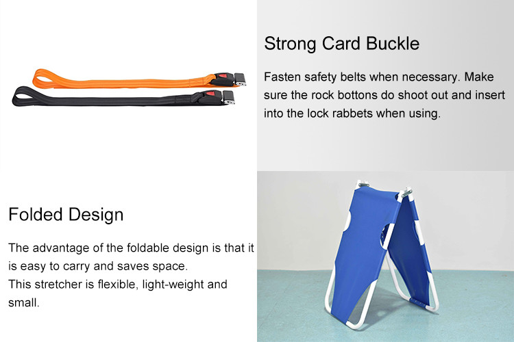 Camouflage 208CM Folding Medical Stretcher