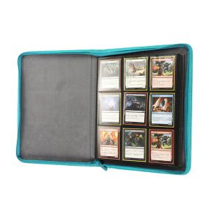 Wholesale Pokemon Playing Trading Card Binder Pu Leather 18 Pockets With Zipper from china suppliers