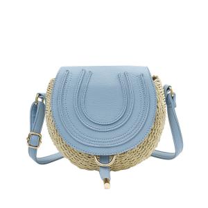Wholesale Leisure Crossbody Straw Bag for Women Main Material PU Daily Life Essential from china suppliers