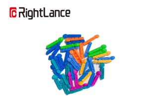 Wholesale Twist Cap 21g Disposable Sterile Lancet Single Use Medical Materials Multicolor from china suppliers