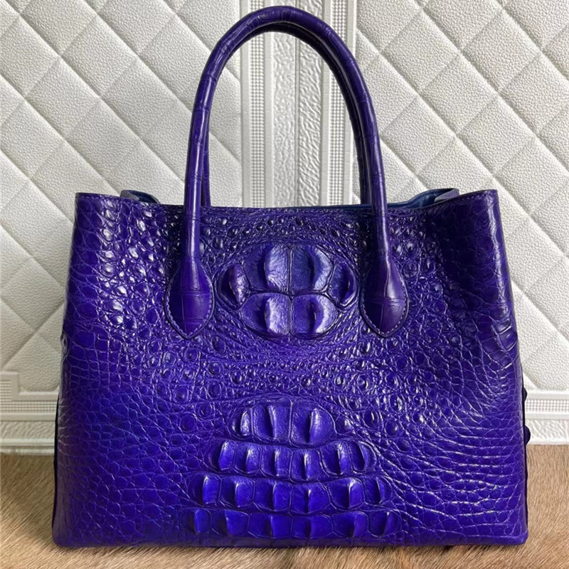 Exotic Crocodile Skin Women Totes Purse Authentic Alligator Leather Lady Large Shoulder Bag Female Working Handbag