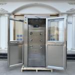 Customized three-doors stainless steel air shower cleanroom air shower supplier