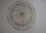 Woven Stainless Steel Wire Basket , Heat Resistance Mesh Fryer Basket