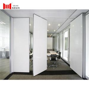 Wholesale White Fabric Sound Insulation Sliding Movable Wall Divider For Conference from china suppliers