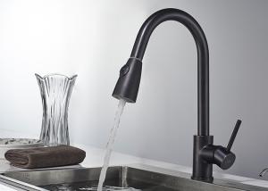 Wholesale Blacken Kitchen Sink Faucets , ROVATE Industrial Kitchen Faucet For Home from china suppliers