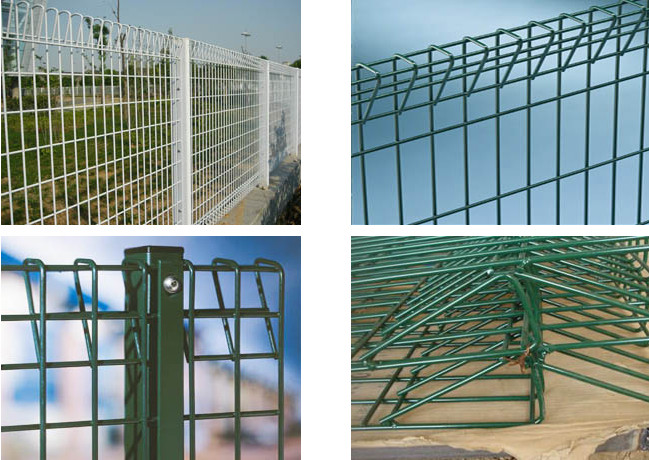 Decorative Triangle Bending BRC Park 5mm Roll Top Mesh Fencing