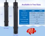 500W Stainless Steel Hygger Aquarium Heater