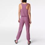 Athletic Womens Loungewear Set Womens Workout Jumpsuit With Side Pockets