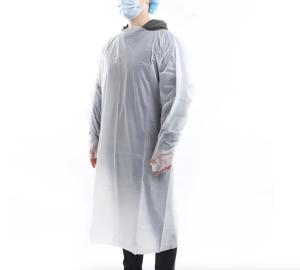 Wholesale CE Certified CPE Gowns with Tie Back Closure, 125*190cm &amp; 140*205cm Size from china suppliers