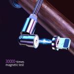 540 Degree Circular USB Magnetic Charging Cable Wire Rotating 3ft Length