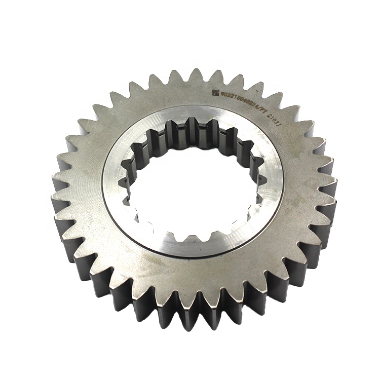Truck Spare Parts WG2210040224 Original OEM Gearbox main shaft 4th gear for Sinotruk HOWO truck
