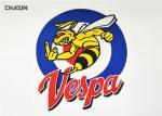 Commercial Brand Embroidered Name Patches Laser Cut Border Max 12 Colors