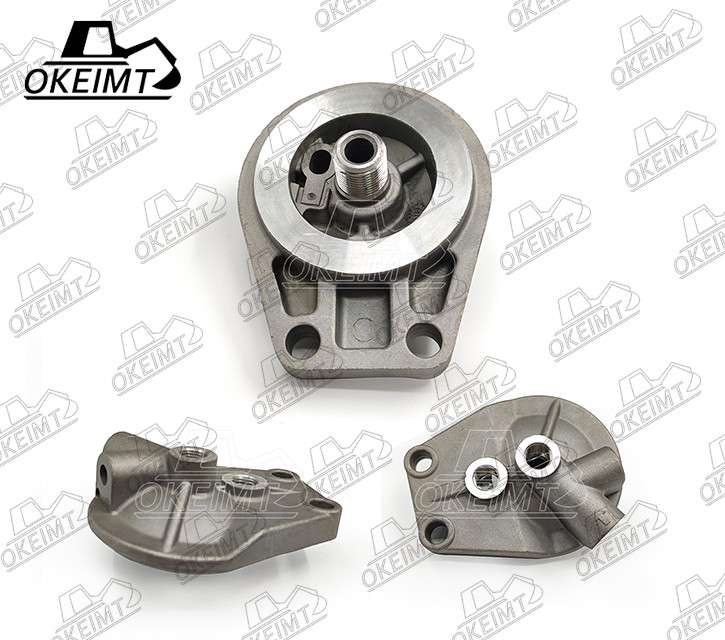 Aluminum 570 Two Holes 1-13212108-0 Fuel Filter Head For Isuzu Engine