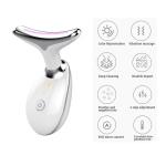 Electronic Face Neck Red Light Therapy Beauty Device 7 Colors Skin Tightening