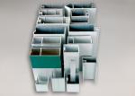 Powder Coating Extruded Aluminum Profiles 6060 6061 Curtain Wall Profile