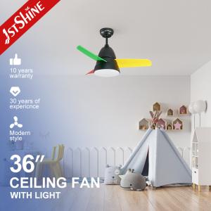 Wholesale Small Size 36 Inch Metal Blade Ceiling Fan Electric 3 CLR Brightness from china suppliers