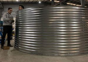 Wholesale 2200cbm Corrugated 75cbm Galvanized Steel Water Tanks from china suppliers