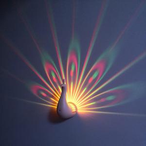 Wholesale Novelty product Peacock projection decorative fancy light fittings from china suppliers