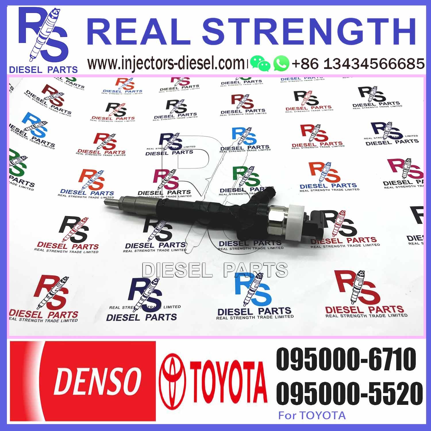 23670-39265 23670-30290 23670-39165 Genuine diesel fuel injector 095000-7810 0950007810 095000-7820 095000-7010 095000-6