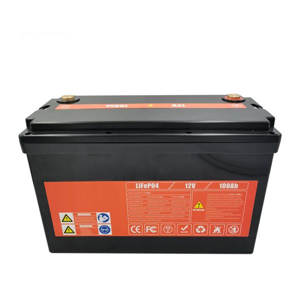 100Ah 12V LiFePO4 Rechargeable Battery 1800W Golf Cart Battery Lithium Battery