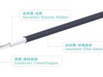 Home Appliance UL3515 Silicone Rubber Wires 600v 200C 24AWG UAV Light Flexible