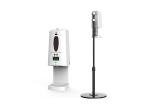 White 1300ml Touchless Hand Sanitizer Dispenser Temperature Measuring