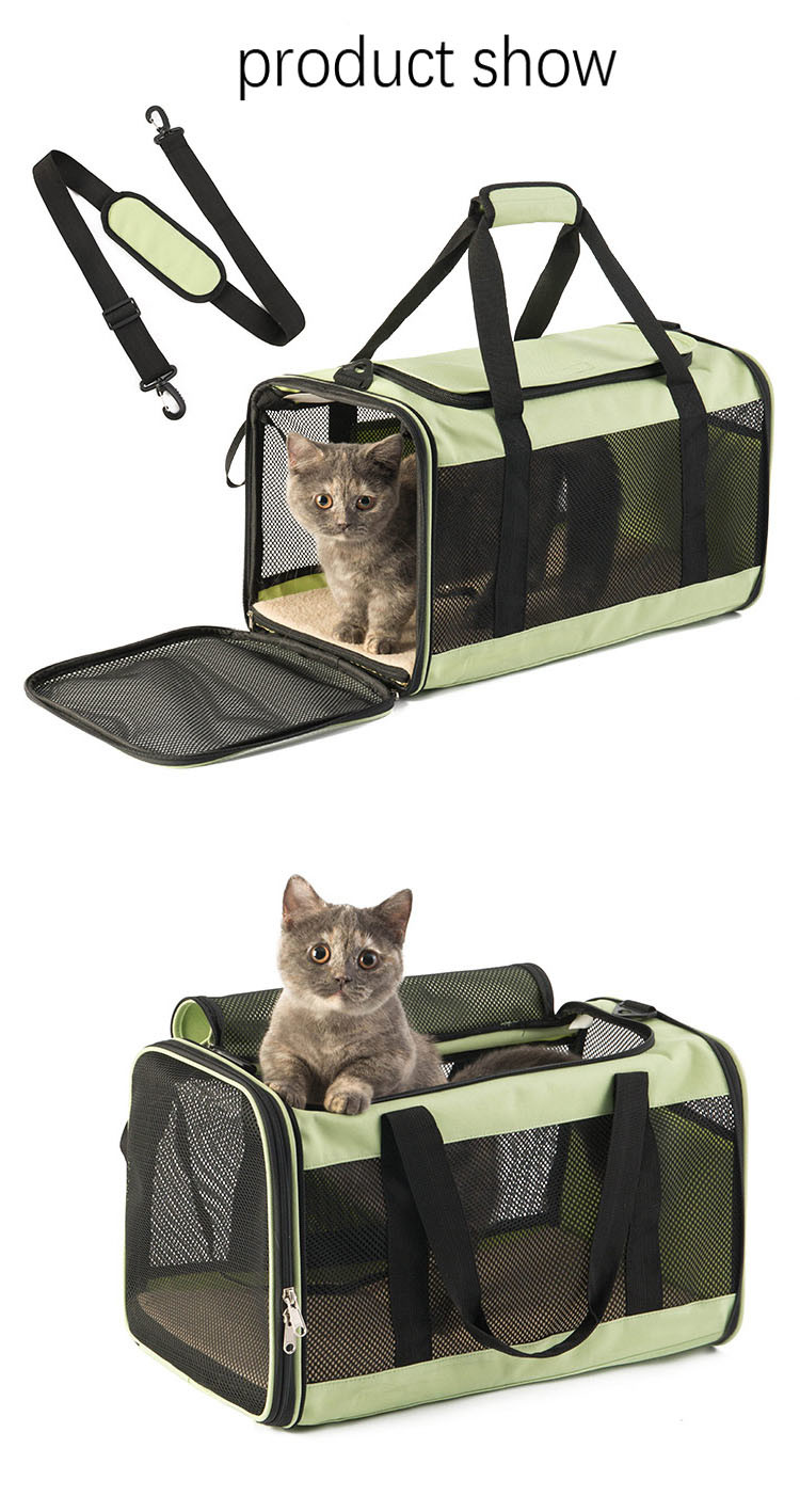 Dog Cat Collapsible Pet Carrier Backpack Airline Approved Soft Sided 17 X 11 X 7.5 17 Lx 12.5 Wx 8.5 H 9 5