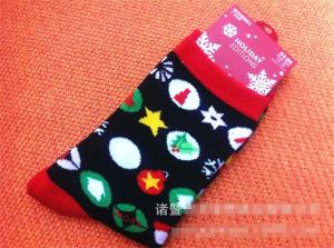 Wholesale Promotional cute cartoon christmas patterned design eco-friendly cozy winter cotton socks from china suppliers