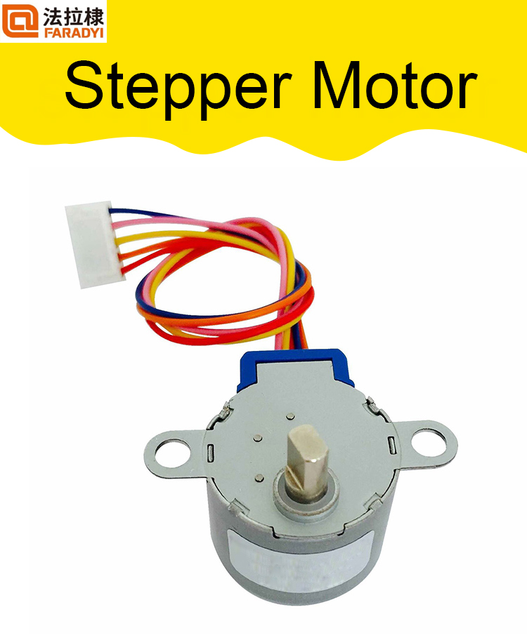 Faradyi Hot Sale Customized Production High Torque 24BYJ48 Brushless DC Micro Stepper Motor For Electric Lock Toy