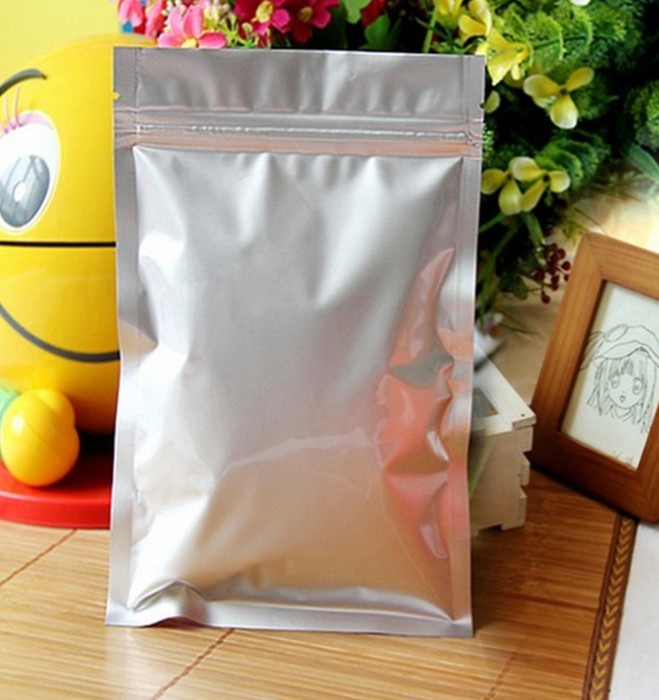 food grade best design top zipper aluminum foil packaging bag for food packing