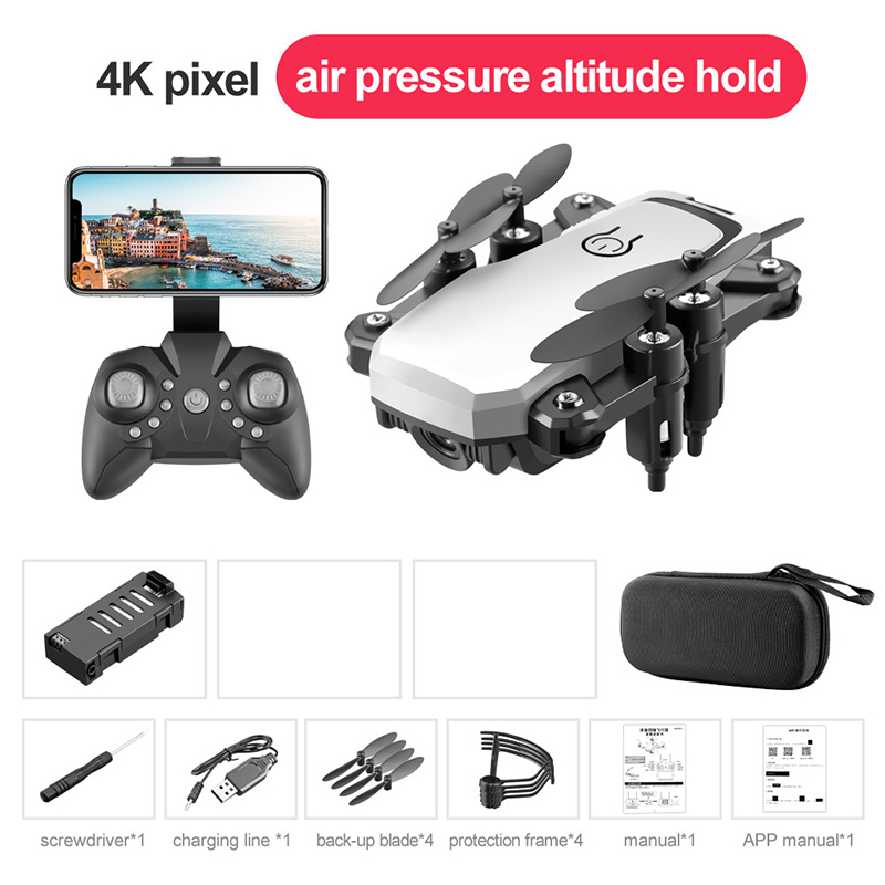 600mAh 4K HD Altitude Hold Headless FPV RC Drones