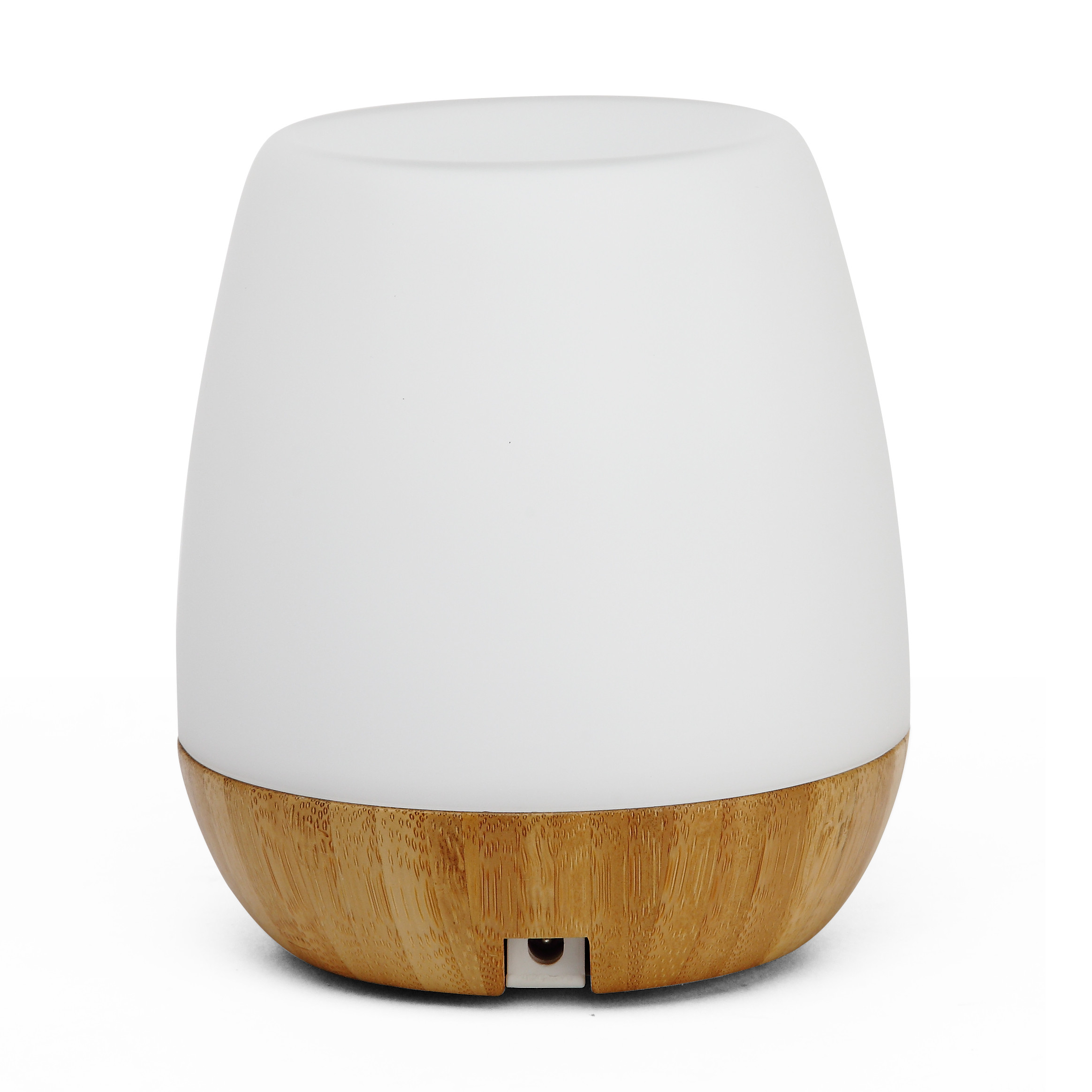 Natural Bamboo Essential Oil Diffuser 180ml Water Tank with warm Color Lights and Auto Safety Shut-Off