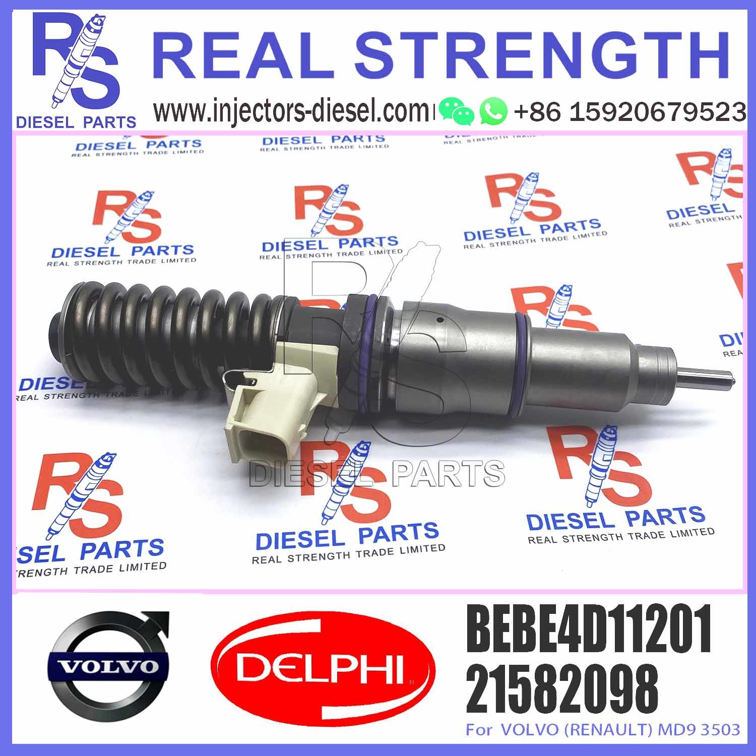 Diesel Fuel Common Rail Injector 20747798 21644600 85003950 For E3.18 E3.0 E3.1 New Technology