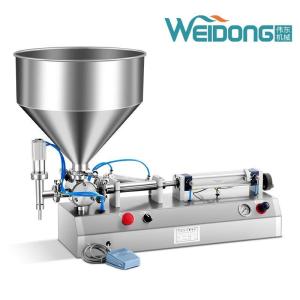 Wholesale Water Cream Semi Automatic Horizontal Filling Machine 10ml-5000ml from china suppliers