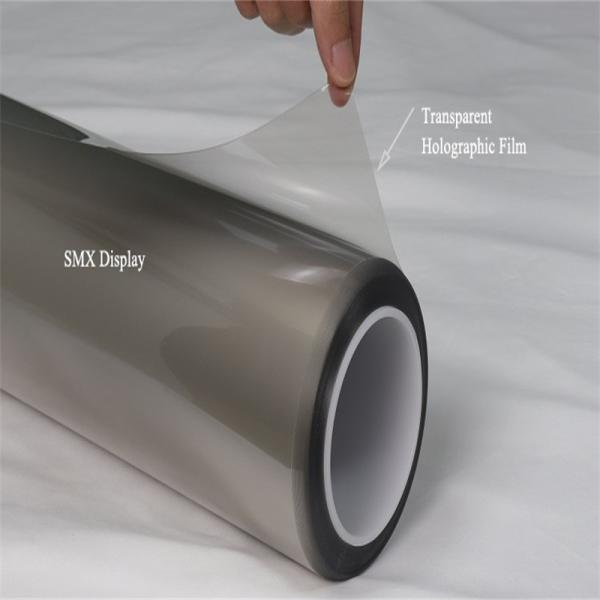 1524x3000mm Clear Rear Projection Film Indoor Outdoor Transparent Holographic
